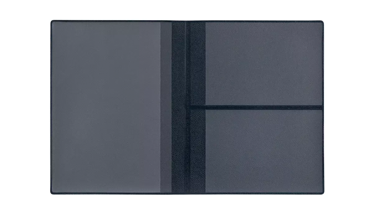 Ausweistasche Euro Velours blau