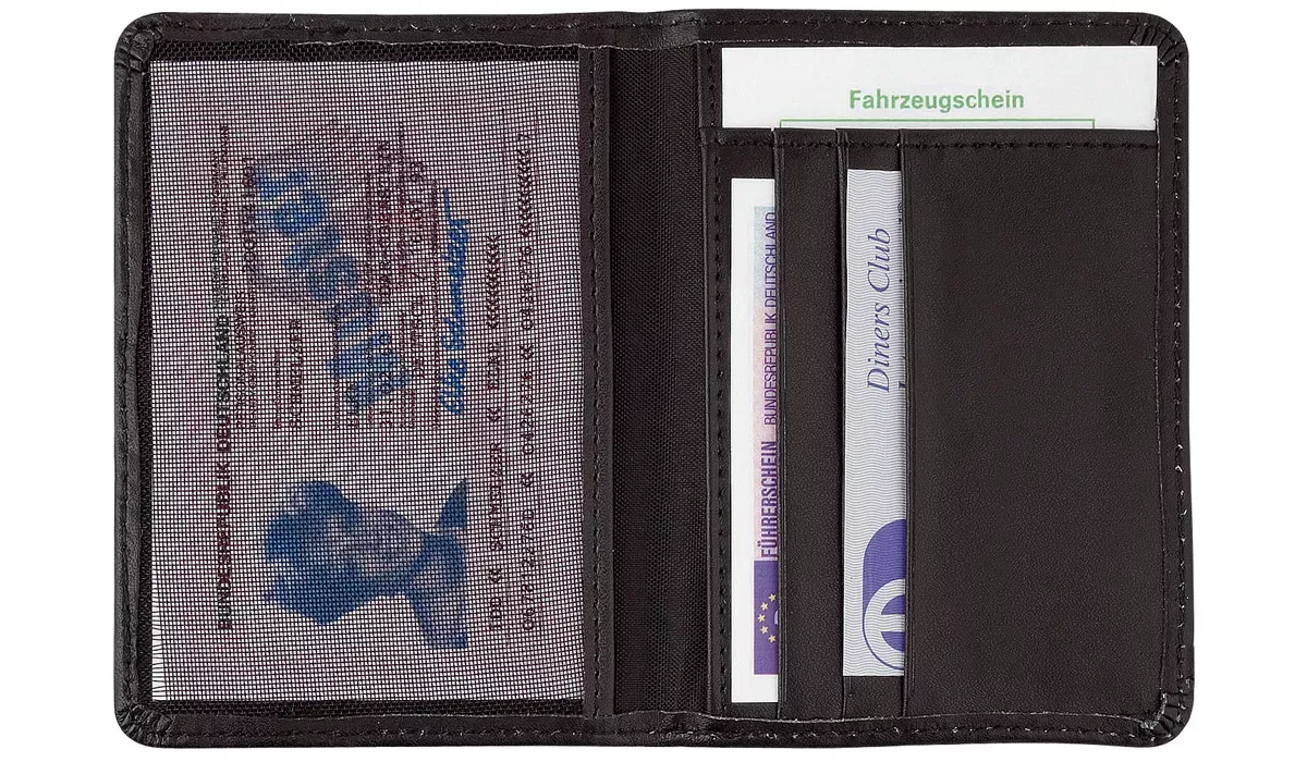 Ausweistasche Orga schwarz