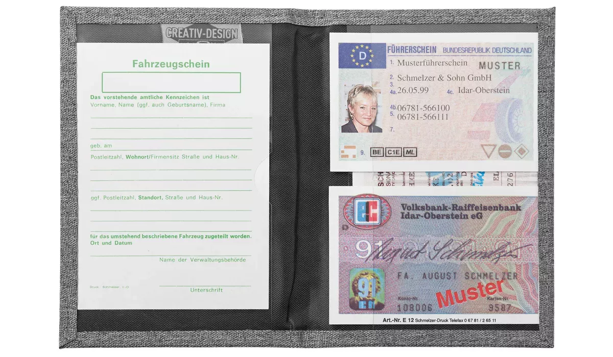 Identity card bag Metropolis grey