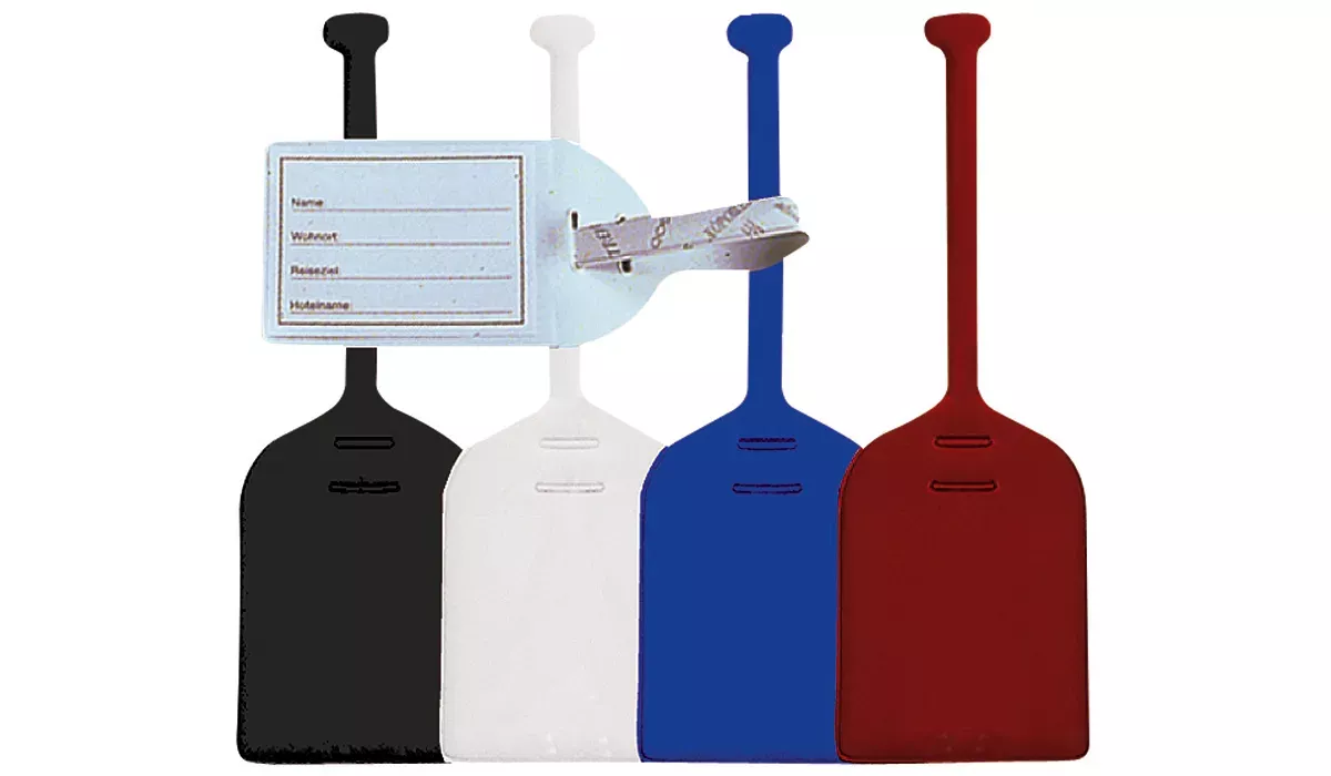 Kofferanhänger Normalfolie schwarz