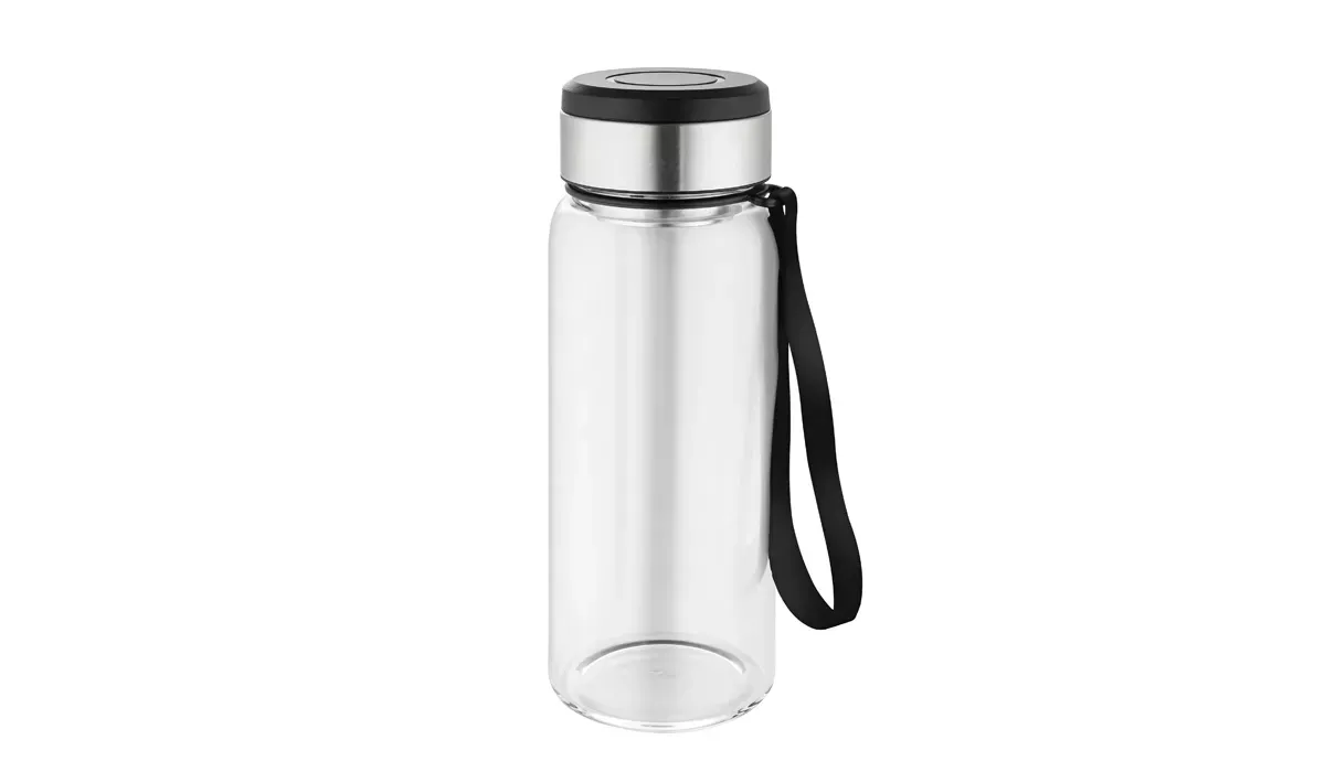 Wasserflasche GenerationRefillGourmet transparent