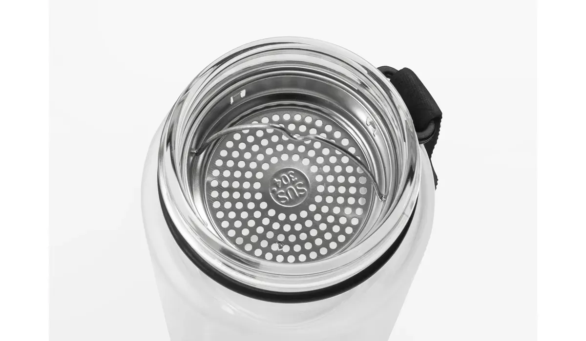 Wasserflasche GenerationRefillGourmet transparent