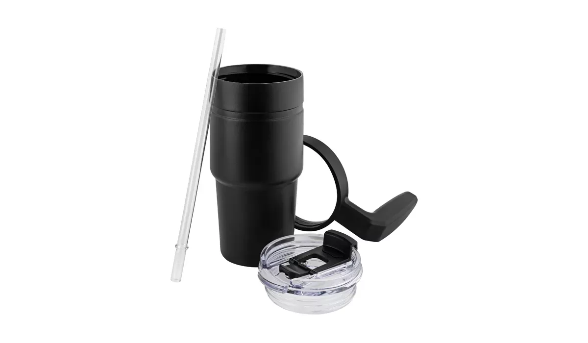 Thermobecher MyFlexiCeramic schwarz