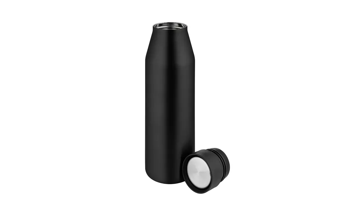 Thermoflasche Clickn Go schwarz