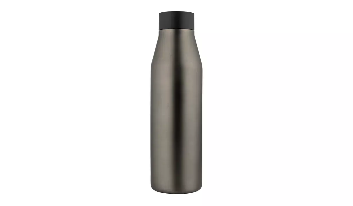 Thermoflasche Clickn Go gunmetal