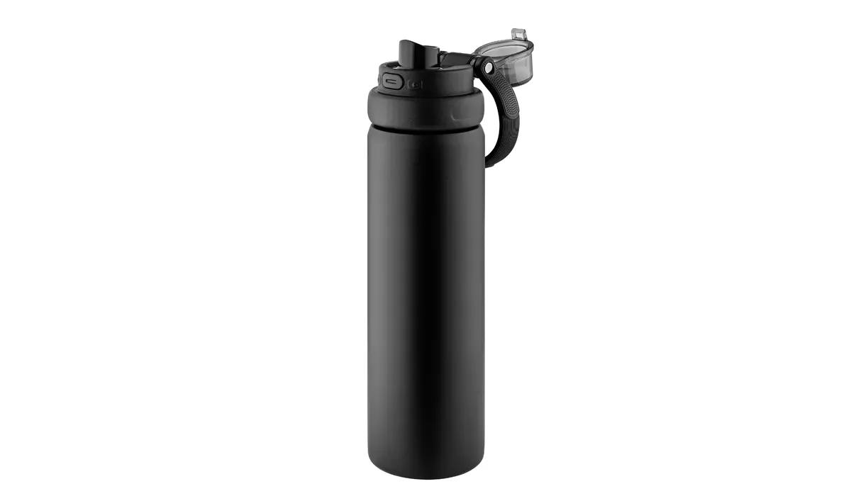Sports and drinking thermo bottle HydraBoost black