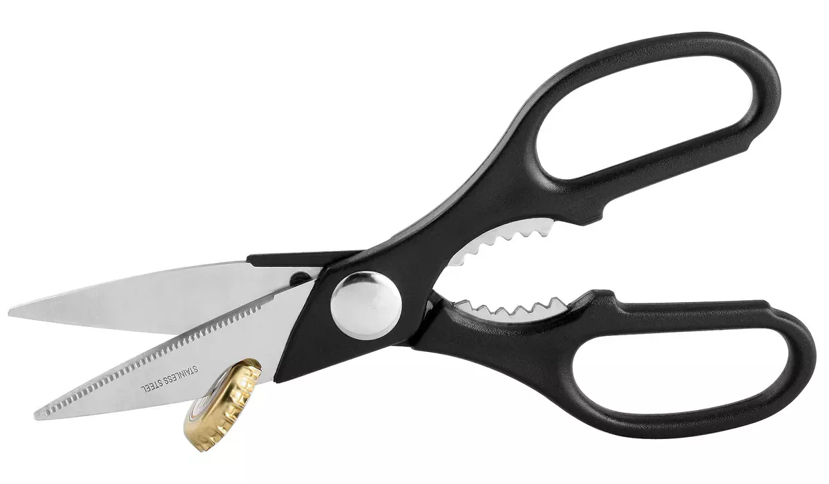 Schere MetallPoint schwarz