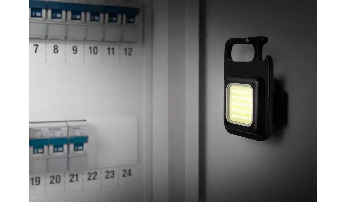 LED MegaBeam Lampe MiniSquareLightReCharge schwarz