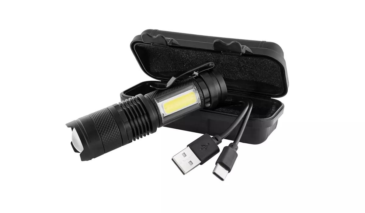 Pocketlicht BlackChargeMicroBudget