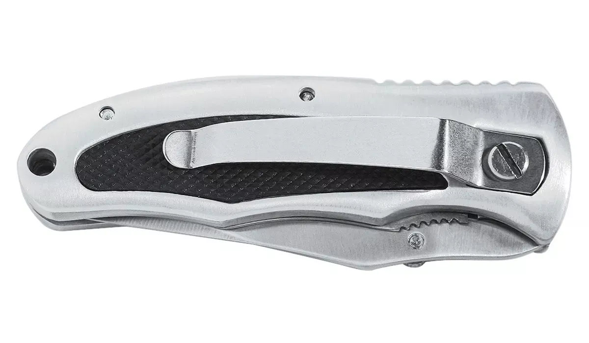 Taschenmesser HunterPlus silber/schwarz