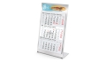 3-Monatskalender 2026 Desktop 3 Steel 2-Jahre inklusive Werbeeindruck