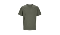 JACK & JONES - Canvas Tee Blk7526 - beetle green