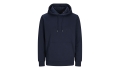 JACK & JONES - Cosy Hoodie Blk3902 - navy blazer