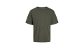 JACK & JONES - Frame Oversize Tee BLK 3911 - BEETLE GREEN