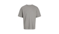 JACK & JONES - Frame Oversize Tee BLK 3911 - LIGHT GREY MELANGE
