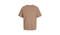JACK & JONES - Frame Oversize Tee BLK 3911 - WARM TAUPE SAND