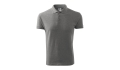 PIQUE POLO 203 mens polo shirt - dark gray mottled
