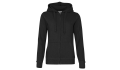 Ladies Authentic Hooded Sweat - black