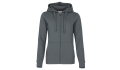 Damen Authentic Kapuzen-Sweatjacke - grau