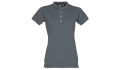 Ladies Body-hugging stretch polo - convoy grey