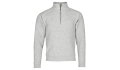 Premium Zip Neck Sweat Unisex - heather gray