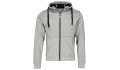 Doubleface Kapuzen-Jacke Unisex - sportgrau/marine