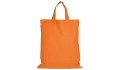 Cotton bag Midi with two short handles - mandarin