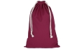 Pull bag with double drawstring 30 x 45 cm - bordeaux