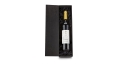 Gift box / Present set: Red wine in black gift box