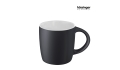 Tasse Ennia Black Inside außen matt schwarz-weiß