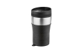 Thermobecher CremaOfficinaMagic schwarz/silber