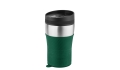 Thermobecher CremaOfficinaMagic silber/grün
