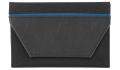 Ausweistasche ColourStripe schwarz/blau