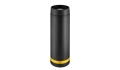 thermo mug Crema 360° black/ring yellow