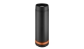 Thermobecher Crema 360° schwarz/Ring orange