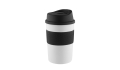 Thermobecher CremaCoffeeHouse weiß/Ring schwarz