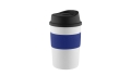 CremaCoffeeHouse thermo mug white/ring blue