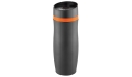 Thermobecher CremaExtensaNero schwarz/Ring orange
