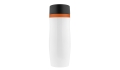 Thermobecher CremaExtensa weiß/Ring orange