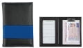 Ausweistasche LookPlus schwarz/blau