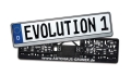 Promotional license plates holder evolution 1