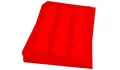 Premium labels neon red (matte)