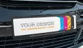 License plate inserts digital direct printing metallic License plate inserts digital direct printing metallic