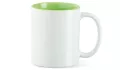 Keramiktasse Maria 330 ml - weiß/hellgrün Keramiktasse Maria 330 ml - weiß/hellgrün