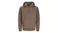 JACK & JONES - Cosy Hoodie Blk3902 - falcon brown JACK & JONES - Cosy Hoodie Blk3902 - falcon brown