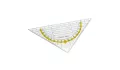 Triangular ruler - yellow