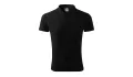 PIQUE POLO 203 Herren Polohemd - schwarz