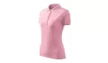 PIQUE POLO 210 Damen Polohemd - rosa