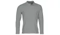 Premium Langarm-Polo Unisex - athletic heather Premium Langarm-Polo Unisex - athletic heather