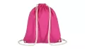 Gym bag made of 100% cotton - pink